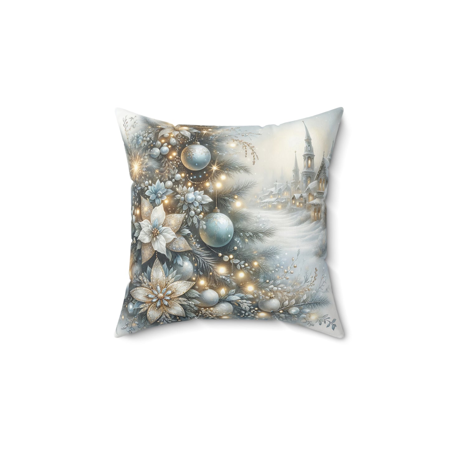 Spun Polyester Square Pillow