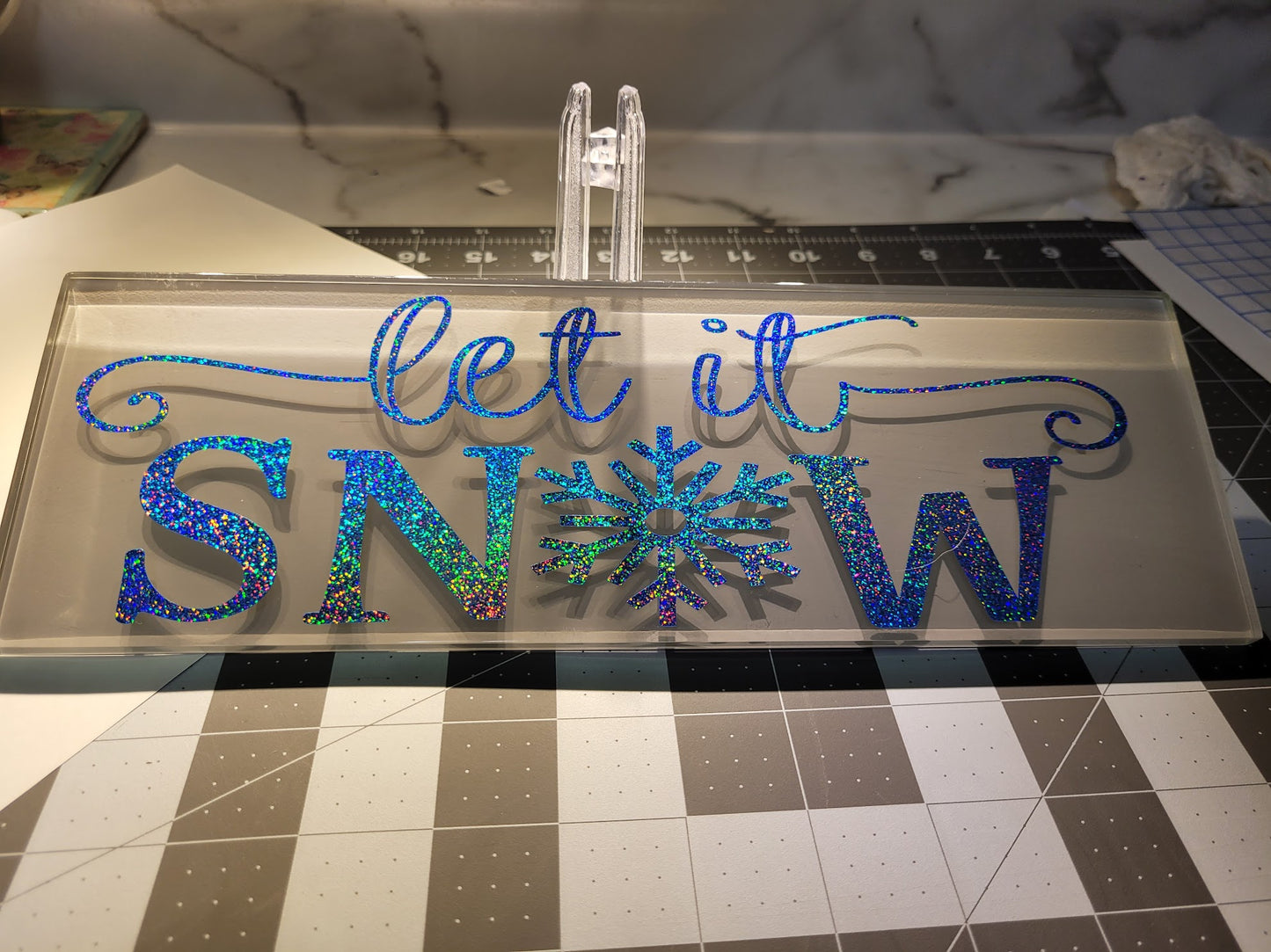 Let it Snow Subway Tile